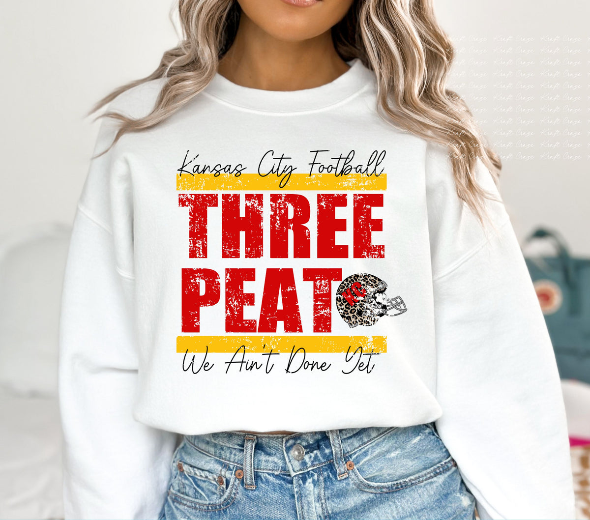 Three Peat  DTF Transfers