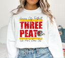 Three Peat  DTF Transfers
