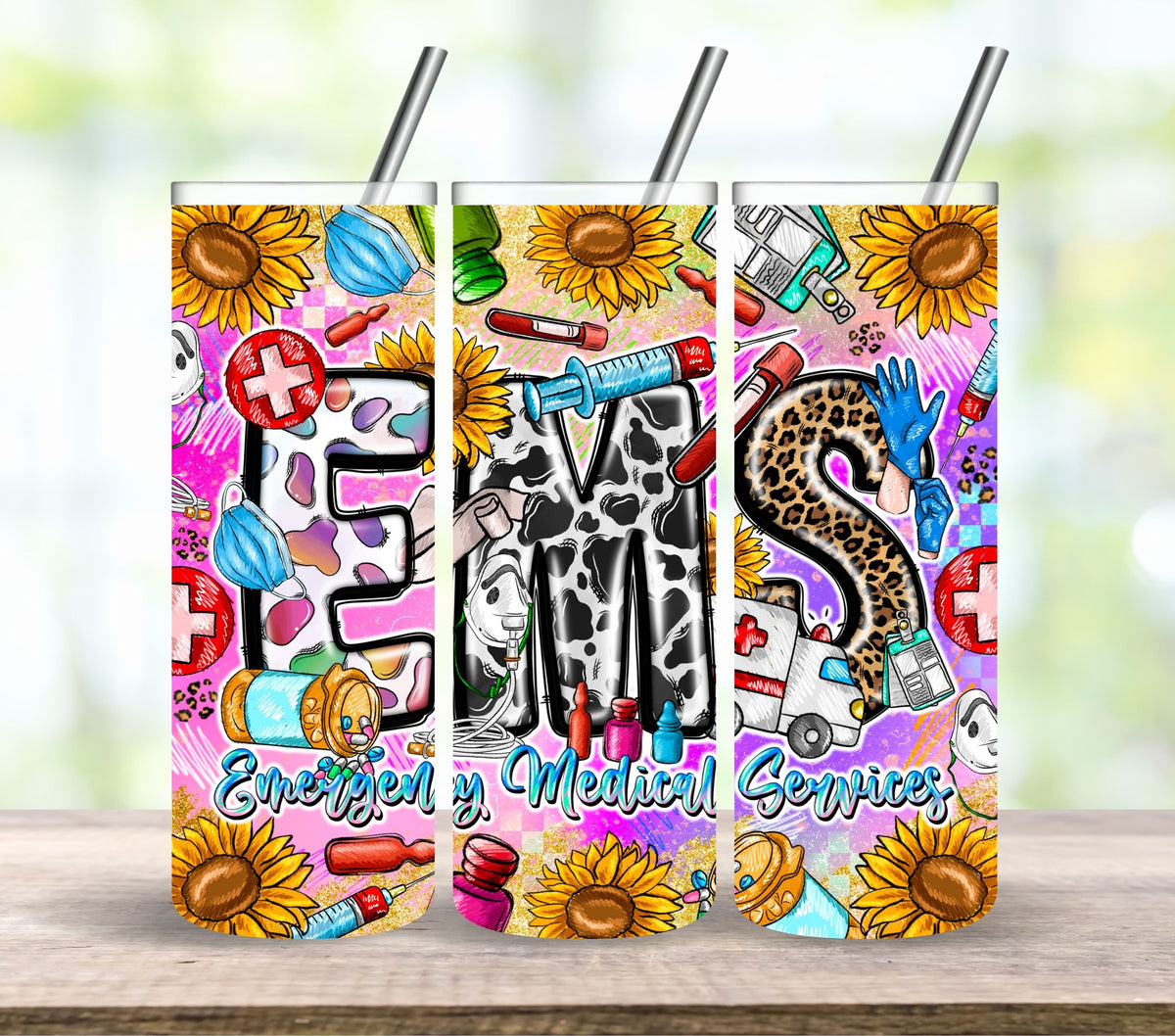 EMS Vinyl tumbler wraps