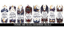 Thorns and Roses Bookmark UV DTF Decal sheet- 8 Designs