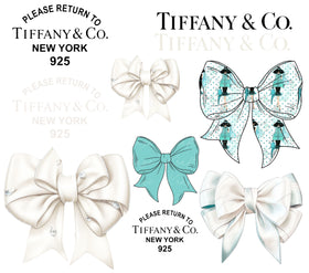 Tiffany Collection UV DTF Decal accent Sheet 10x10 2 styles