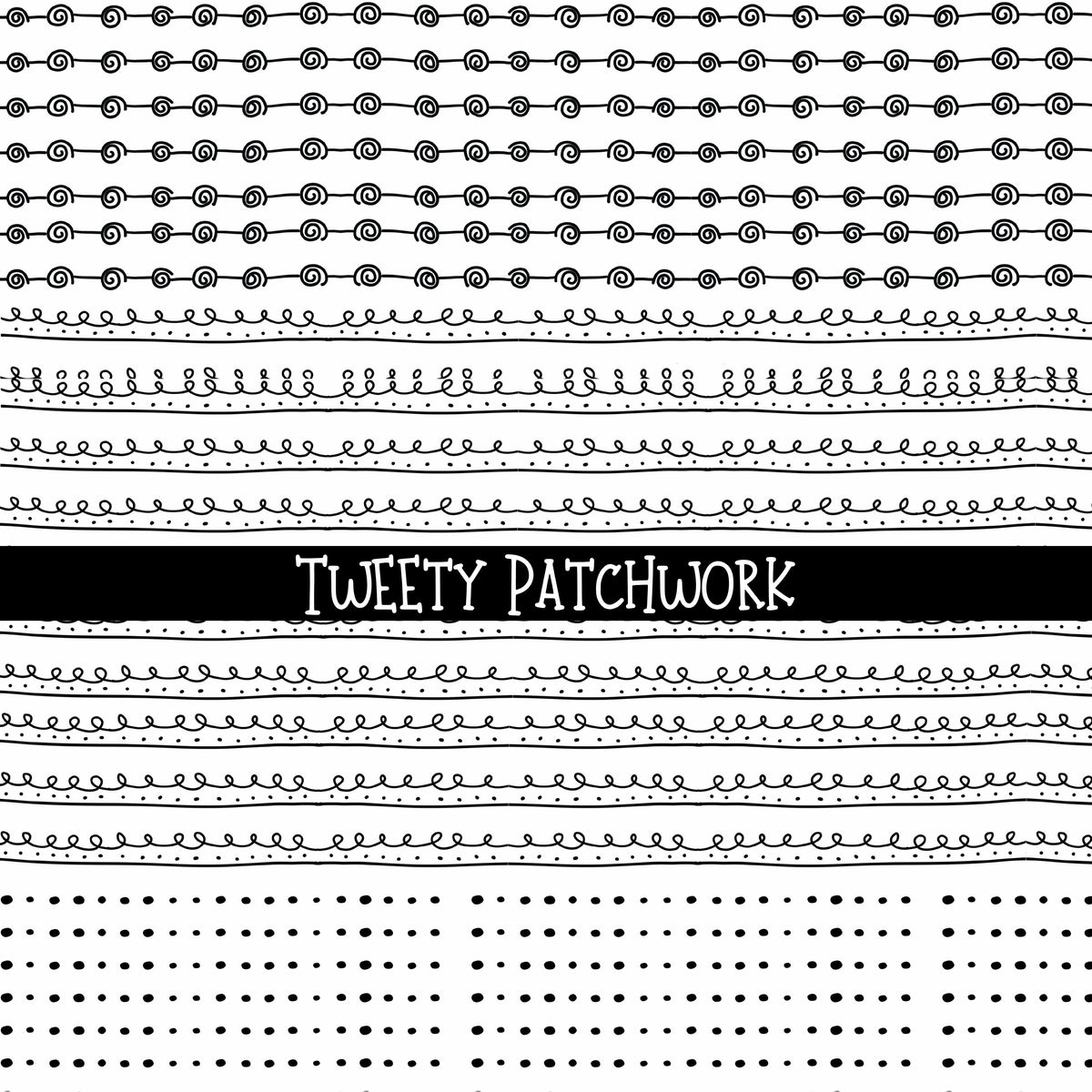 Tweety Doodle Patchwork Set