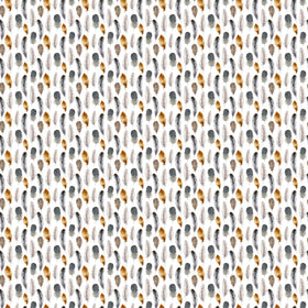 Brown And Gray Feather Water Color - Adhesive Vinyl