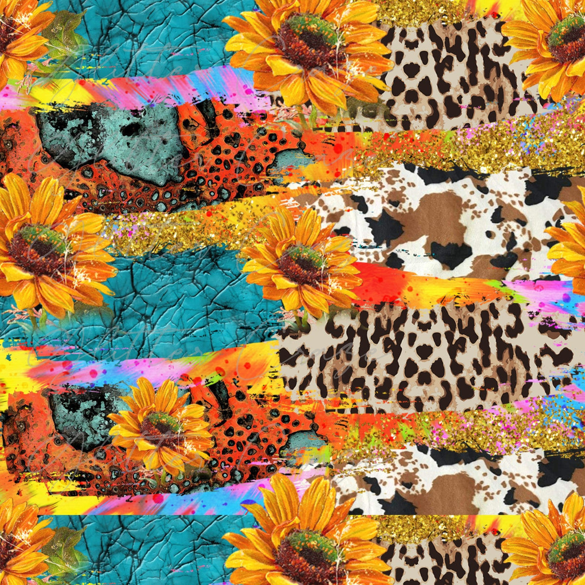 Country Patchwork Adhesive Vinyl