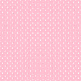 White On Pink Awareness Ribbons - Adhesive Vinyl