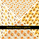 Sweet as Honey precut VSplits -12x12 vinyl sheet (2 Variants)