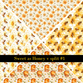 Sweet as Honey precut VSplits -12x12 vinyl sheet (2 Variants)