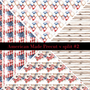 American Made precut VSplits -12x12 vinyl sheet (2 Variants)